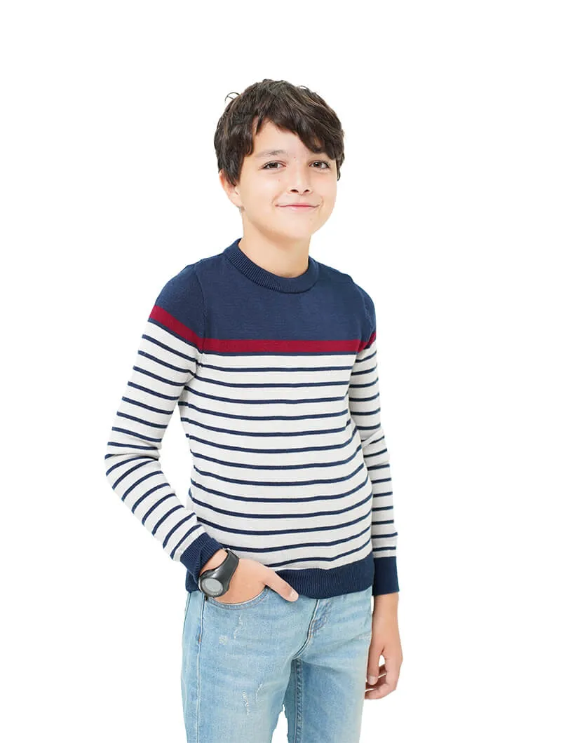 Pull marin garçon